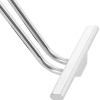 Fotel fryzjerski barberski kosmetyczny z podnóżkiem wys. 47-63 cm czarno - biały