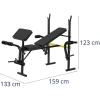 Ławka ławeczka treningowa pod sztangę z modlitewnikiem regulowana do 100 kg
