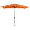 Parasol ogrodowy prostokątny uchylny z korbką 200 x 300 cm pomarańczowy