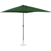 Parasol ogrodowy prostokątny z korbką 200 x 300 cm zielony