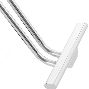 Fotel fryzjerski barberski kosmetyczny z podnóżkiem wys. 47-63 cm czarno - biały