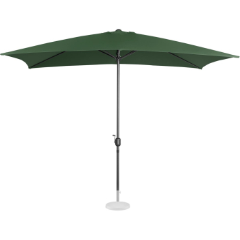 Parasol ogrodowy prostokątny z korbką 200 x 300 cm zielony