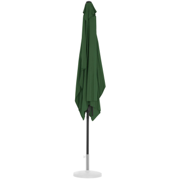 Parasol ogrodowy prostokątny z korbką 200 x 300 cm zielony