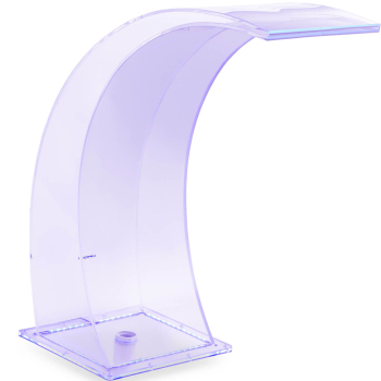 Wylewka wodospadowa z oświetleniem LED 35 cm wypływ wody 303 mm