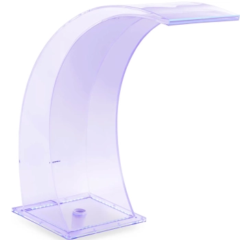 Wylewka wodospadowa z oświetleniem LED 35 cm wypływ wody 303 mm