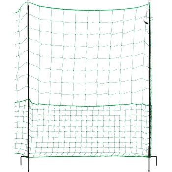 Siatka ogrodzenie ochronne hodowlane dla kur drobiu 1,25 x 25 m