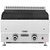 Grill lawowy na gaz ziemny ryflowany 50 x 47 cm 2 x 7200 W