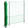 Siatka zagroda ogrodzenie ochronne hodowlane dla kur drobiu 1.25 x 25 m