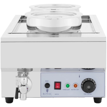 Bemar elektryczny podgrzewacz stacja do zupy fondue czekolady 1500 W 2 x 7 l