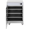 Podgrzewacz do talerzy szafa grzewcza na kółkach do 72 talerzy o śr. 27 cm 800 W