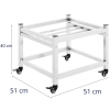 Wózek podstawa pod kocioł fermentacyjny warzelny 45 x 45 cm do 150 kg