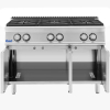 Kuchenka gazowa 6 palnikowa z szafką propan / LPG / gaz ziemny 21.6 kW