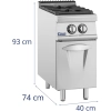 Kuchenka gazowa 2 palnikowa z szafką propan / LPG / gaz ziemny 7.2 kW