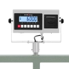 Waga platformowa z drukarką etykiet LCD 100 x 100 cm 600 kg / 50 g