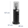 Lampa grzewcza promiennik ciepła gazowy tarasowy 11 kW 1370 mm