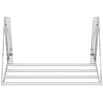 Półka ścienna wisząca rurkowa składana STAL 60 x 30 cm