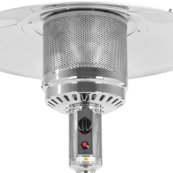 Parasol lampa grzewcza gazowa promiennik ciepła tarasowy 221 cm 13 kW
