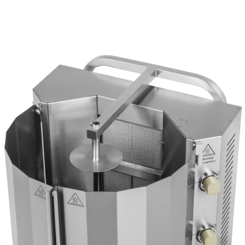Opiekacz grill do kebaba gyrosa gazowy do 60 kg mięsa 16 kW