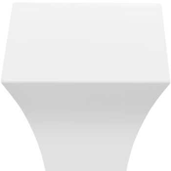 Stolik barowy klubowy kwadratowy podświetlany RGBW LED 45 x 45 x 110 cm