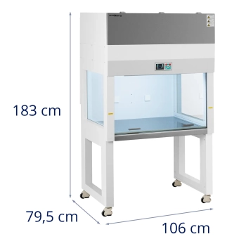 Komora laminarna laboratoryjna do sterylnej pracy 920 x 690 x 650 mm 240 W