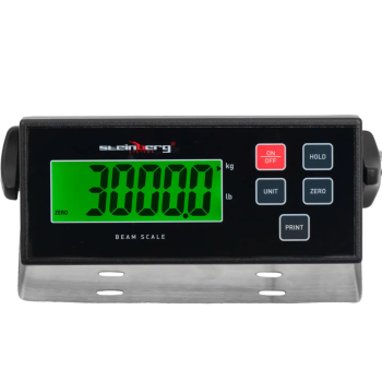 Waga płozowa belkowa paletowa LCD 3000 / 1 kg 121 x 84 cm