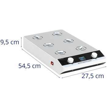 Mieszadło magnetyczne laboratoryjne 6 x 1000 ml 100-1500 obr./min
