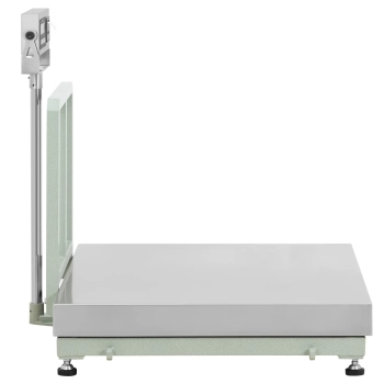 Waga platformowa z drukarką etykiet LCD 100 x 100 cm 600 kg / 50 g