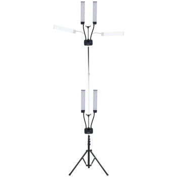 Lampa kosmetyczna do makijażu rzęs z uchwytem na smartfon LED 3200 - 5600 K 40 W