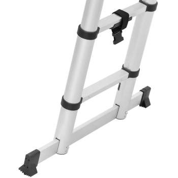 Drabina teleskopowa składana z aluminium 16 stopni 0.92-2.42/5 m