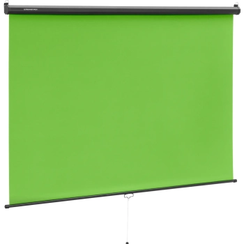 Zielone tło fotograficzne rozwijane na ścianę sufit GREEN SCREEN 84'' 206 x 181 cm
