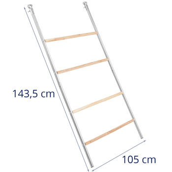 Grzęda drabina dla kur do kurnika 4 stopnie 105 x 143.5 cm