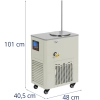 Cyrkulator chłodzący do laboratorium przemysłu kompresor 640 W 20 l/min