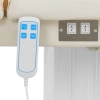Łóżko stół kosmetyczny do masażu elektryczny 2 silniki 300 W LIMOGES - białe