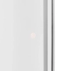 Konsola konsoleta fryzjerska lustro z oświetleniem LED owalne 180 x 70 cm - srebrne