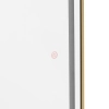 Konsola konsoleta fryzjerska lustro z oświetleniem LED ośmiokątne 180 x 70 cm - złote