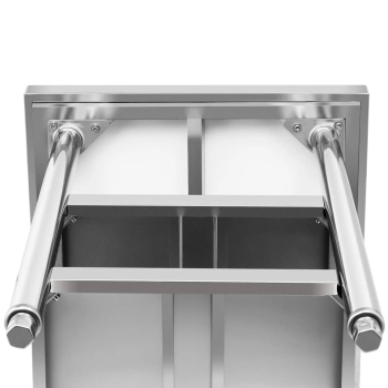 Stół blat roboczy centralny stalowy 3 poziomy 120 x 60 cm do 600 kg