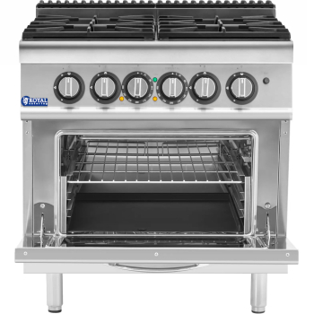 Kuchnia gazowa z piekarnikiem 4 palniki 14.4 kW