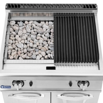 Grill lawowy na gaz propan / LPG / ziemny 2 x 8 kW 50-460 C