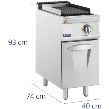 Grill lawowy elektryczny Pro 730 50-300 C 400 V 4.05 W