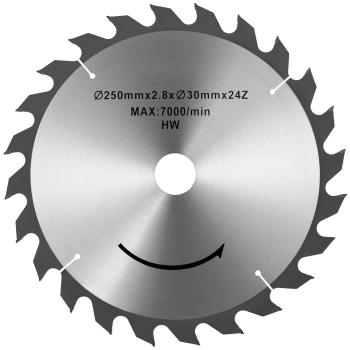 Tarcza do piły tarczowej do cięcia drewna śr. 250/ 30 mm