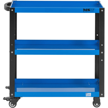 Wózek warsztatowy narzędziowy na kółkach 3 półki 70 x 38 cm STAL do 500 kg