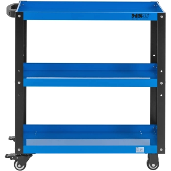 Wózek warsztatowy narzędziowy na kółkach 3 półki 70 x 38 cm STAL do 500 kg