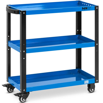 Wózek warsztatowy narzędziowy na kółkach 3 półki 70 x 38 cm STAL do 500 kg