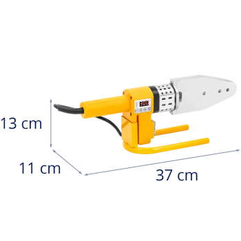Zgrzewarka do rur PP PB PE PV o śr. 20-63 mm 300C 950 W - zestaw