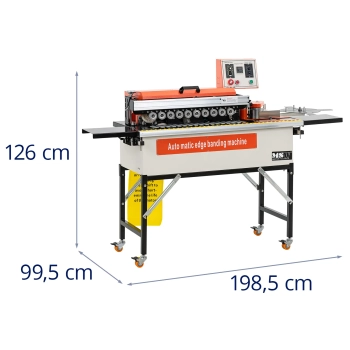 Okleiniarka do krawędzi mebli drewna forniru PCV ABS 0.3-3 mm 7m/min 2115 W