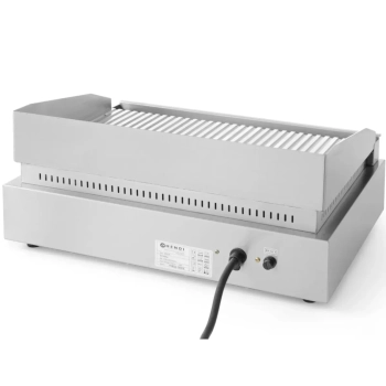 Płyta grzewcza grillowa Profi Line ryflowana do pracy ciągłej 2400W - Hendi 203170