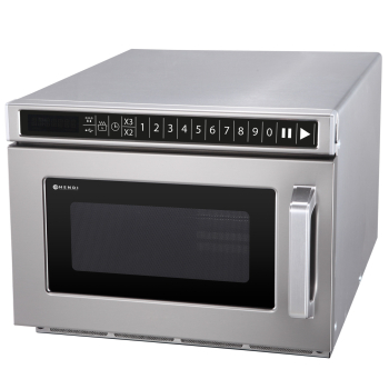Kuchenka mikrofalowa profesjonalna 100 programów USB 3000 W poj. 18L