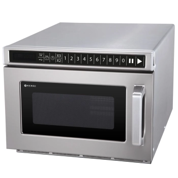 Kuchenka mikrofalowa profesjonalna 100 programów USB 3000 W poj. 18L