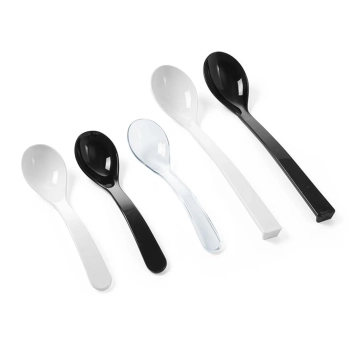 Łyżka do sałatek z tworzywa SAN do 80C czarna dł. 335 mm - Hendi 564455