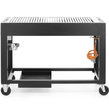 Mobilny grill gazowy Inferno ruszt 110 x 50cm 10kW - Hendi 700044